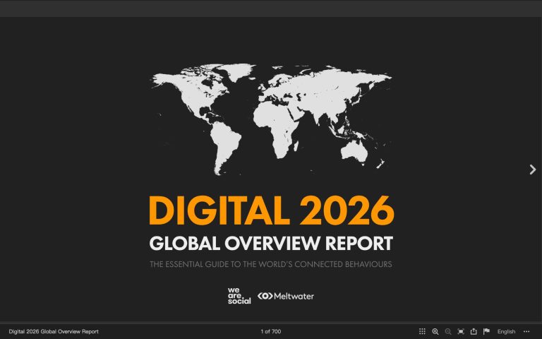 《Digital 2026》最新趨勢數據出爐！數位行銷人必知的 4 大關鍵洞察